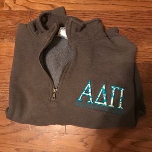 ADPi quarter zip sweatshirt size M